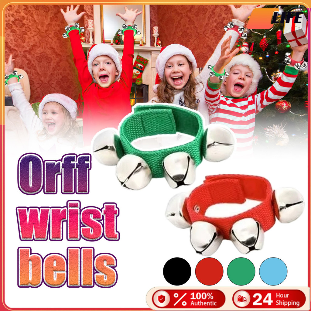 เก็บปลายทาง！กระดิ่ง Bells แทมบูรีน ขนาดเล็ก ยาว21.5CM ความสร้างสรรค์ พลาสติก + โลหะ สำหรับเครื่องดนตรี