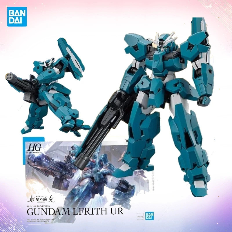 Bandai ของแท้ GUNDAM LFRITH UR HG WB แม่มดจาก Mercury อะนิเมะ Action Figure หุ่นยนต์ Periphery ประกอ