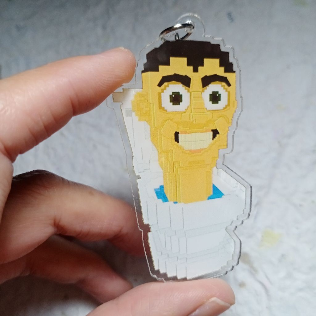 Ganci Skibidi Toilet Steal A Brainrot พวงกุญแจ Skibidi Toilet Brainrot พวงกุญแจ