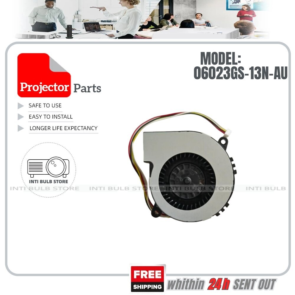 สําหรับพัดลมระบายความร้อนโปรเจคเตอร์ Epson 06023GS-13N-AU CB-570 575W 580 585W 585Wi
