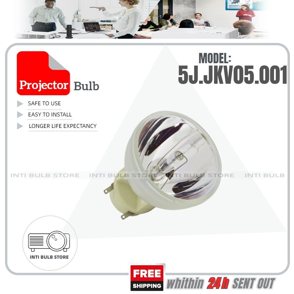 สําหรับ BenQ โคมไฟโปรเจคเตอร์ 5J.JKV05.001 HT5550 W5700 W5700S