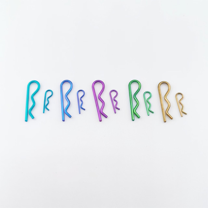 M1 M1.5 ไทเทเนียม R ประเภท Pin ฤดูใบไม้ผลิ Cotter Pin Wave B ประเภท Cotter Pin กิ๊บติดผม Hitch รถแทรกเตอร์สําหรับรถจักรยานยนต์จักรยานเหมาะสําหรับรถจักรยานยนต์เพลาหน้า, เบรค Caliper Latch
