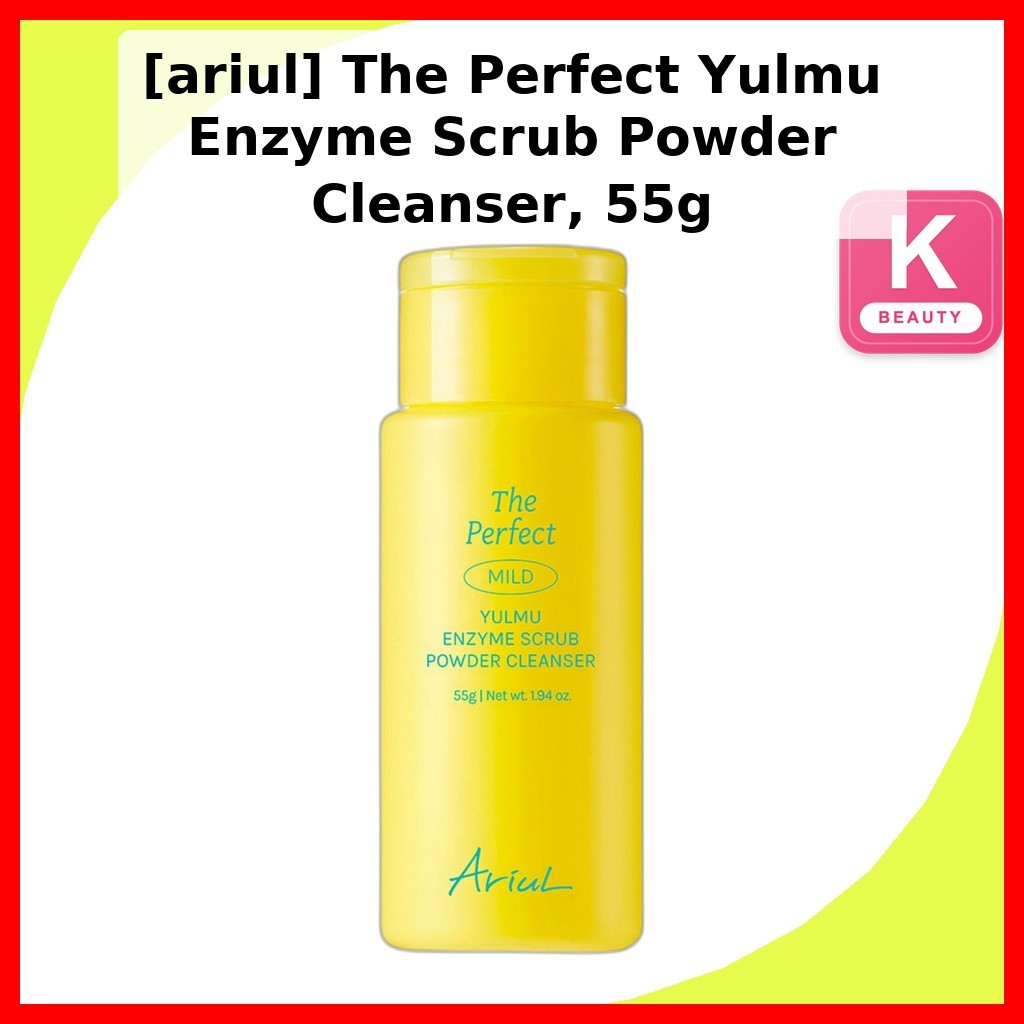 [ariul] The Perfect Yulmu Enzyme Scrub Powder Cleanser, 55g / Korean Enzyme Scrub / Powder Cleanser 
