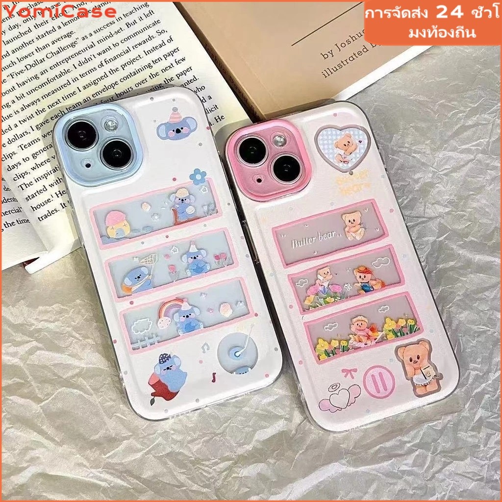 💕YOMI💕สัตว์การ์ตูนน่ารัก เคสสำหรับโอปโป case for Oppo A3s A38 A5 A15 A16 A17 A52 A33 A72 A98 Reno10 C15 C21 C25 C33 C55
