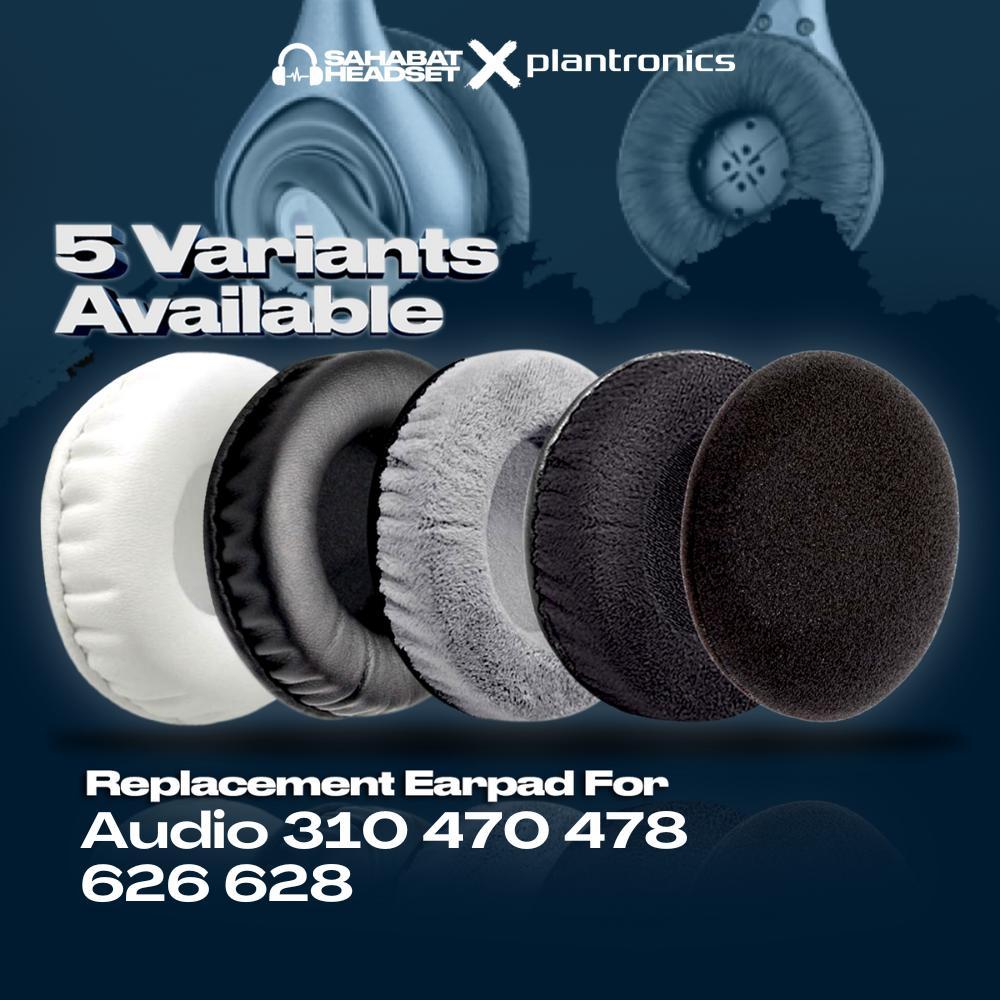 แผ่นรองหูฟัง Earcup Plantronics Audio 628 Audio628 Audio-628 Foam Premium Edition Pad