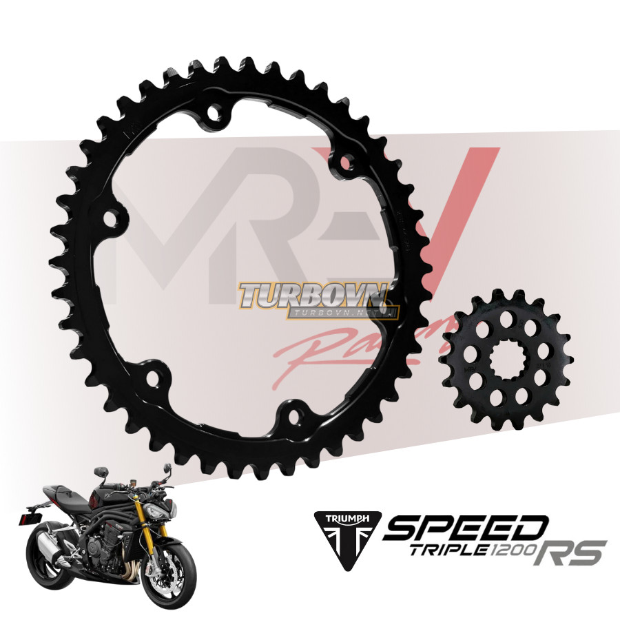เฟือง MREV สําหรับ Triumph Speed Triple 1200 RS (2020-2025) (N-221, D-2101)