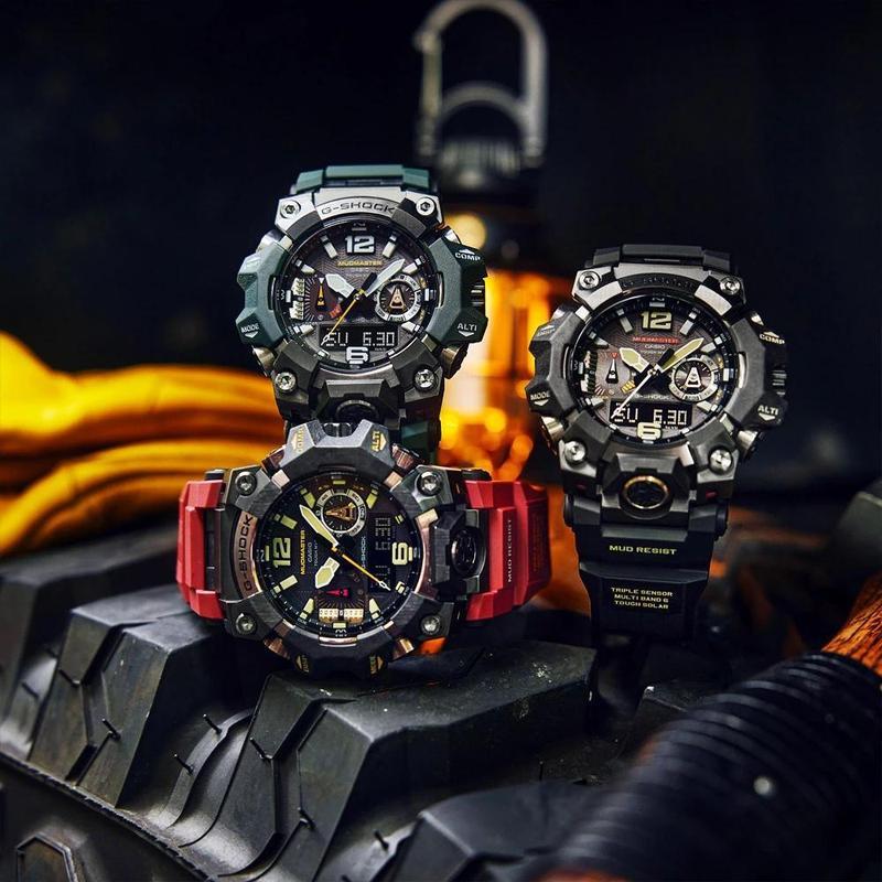 กว่างโจวติ้งเทรด จํากัด [Casio] New Style Mud King Solar Wave Bluetooth Multi-Function Premium Sport