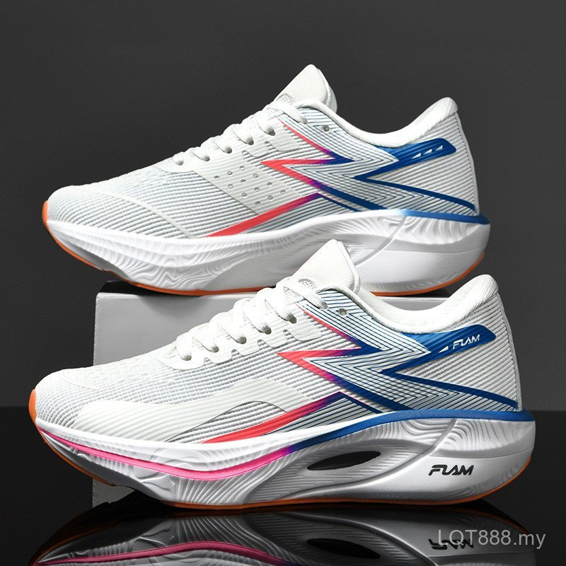 Professional Marathon Running รองเท้ากีฬาผู้หญิงผู้ชายตาข่าย Full Palm แผ่นคาร์บอน Racing PB รองเท้า