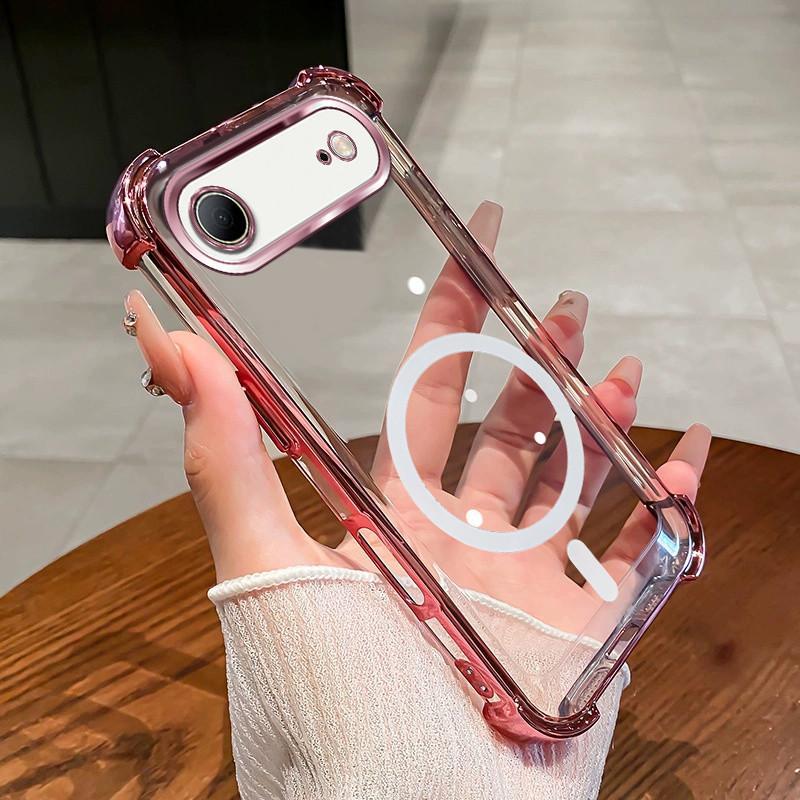 เคสสําหรับ iphone 17 AIR เคสโทรศัพท์ 2025 กันกระแทกใหม่ Magnetic softCase เคสโทรศัพท์กันกระแทกสี่มุม