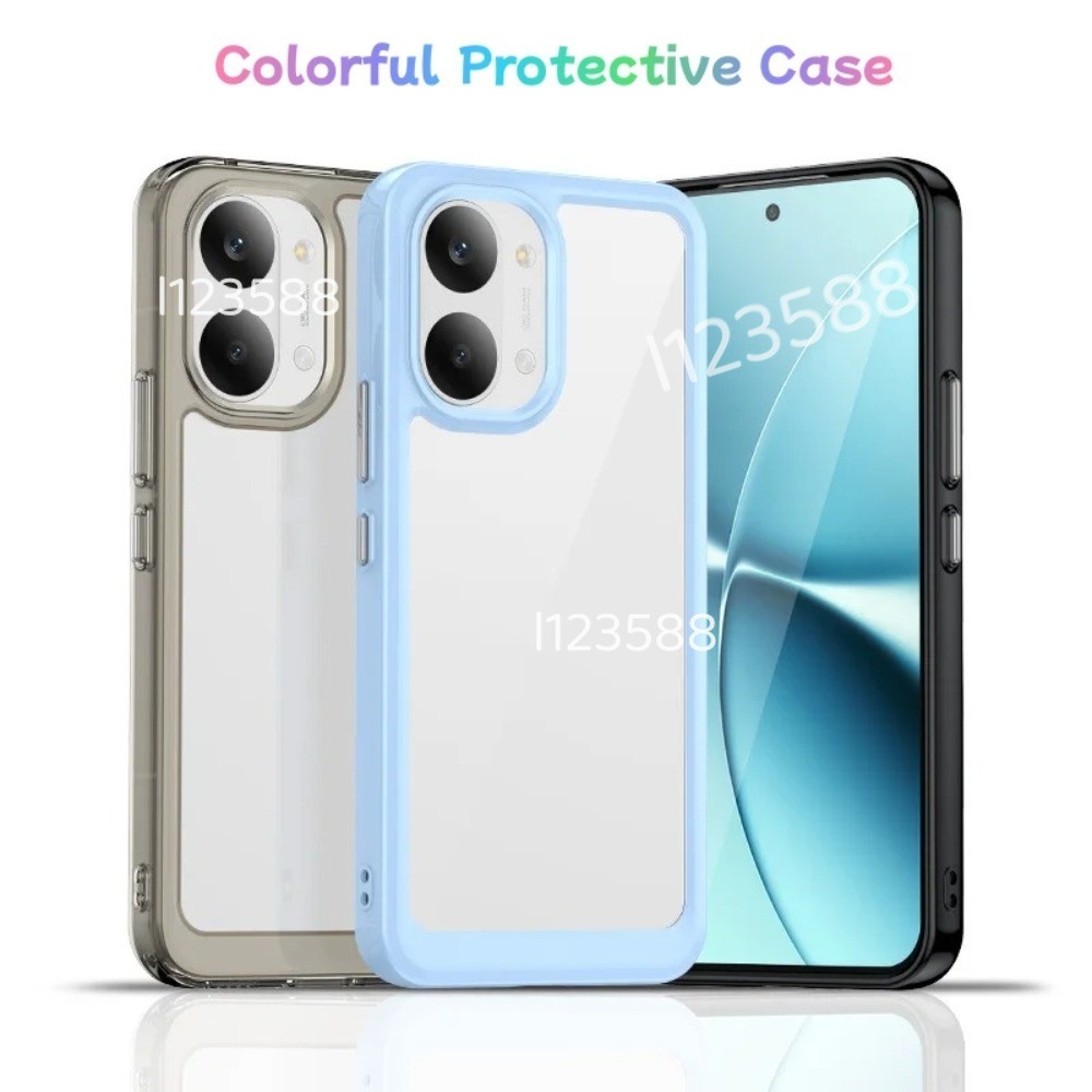 สําหรับ PocoX8 Pro 5G 2026 อะคริลิคสีสันสดใสสําหรับ Xiaomi Poco X8 Pro Max 2026 PocoX8Pro X8Pro X8ProMax เคสโทรศัพท์ TPU นุ่มกันกระแทกกันชนปกหลัง