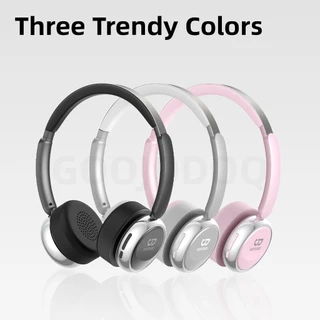 GOOJODOQ J242 Headphones Wireless Bluetooth 5.3 Voice Assistant Adjustable Headband Lightweight & Compact