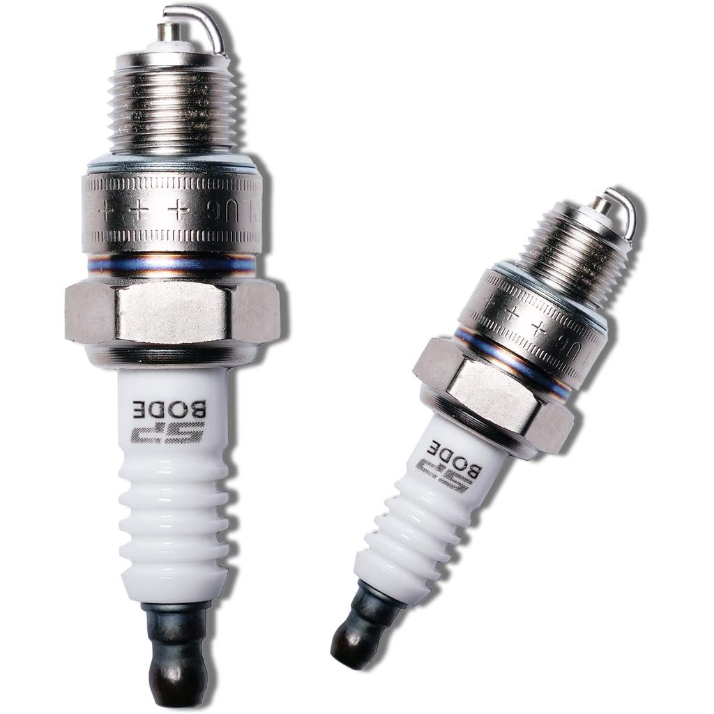 JMCHstore 2 หัวเทียนแข่งสําหรับ FRP GMB100, Coleman CT100U CC100X Mini bike, Predator 79cc เครื่องยน