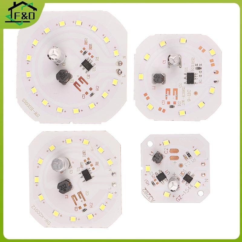 F&O 5W 10W 15W 20W เหมาะสําหรับความสว่างสูง 220V Linear DOB ไม่ต้องใช้ไดร์เวอร์ชิป LED แผ่นลูกปัดแหล