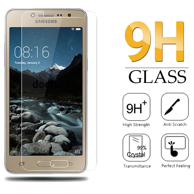 กระจกนิรภัยป้องกันหน้าจอสําหรับ Samsung ss Galaxy S7 S6 J7 J5 J2 Prime J1 Pro A3 A5 A7 2016 2018 201