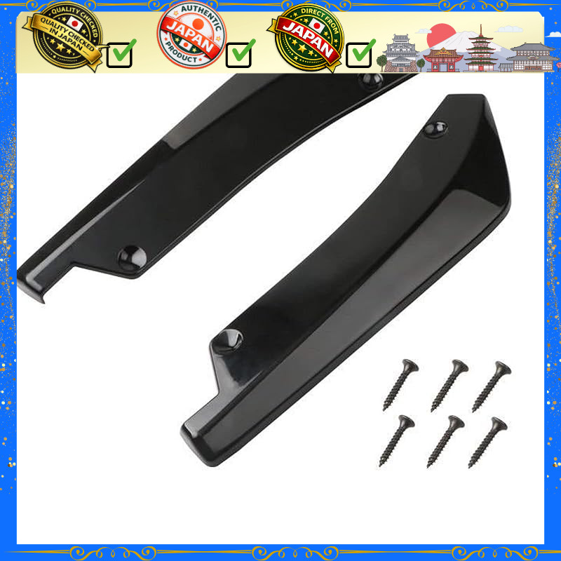 Universal Front Rear Under Aero Canard Dress-Up Spoiler Left and Right Set 2 Pieces Carbon Look Flap