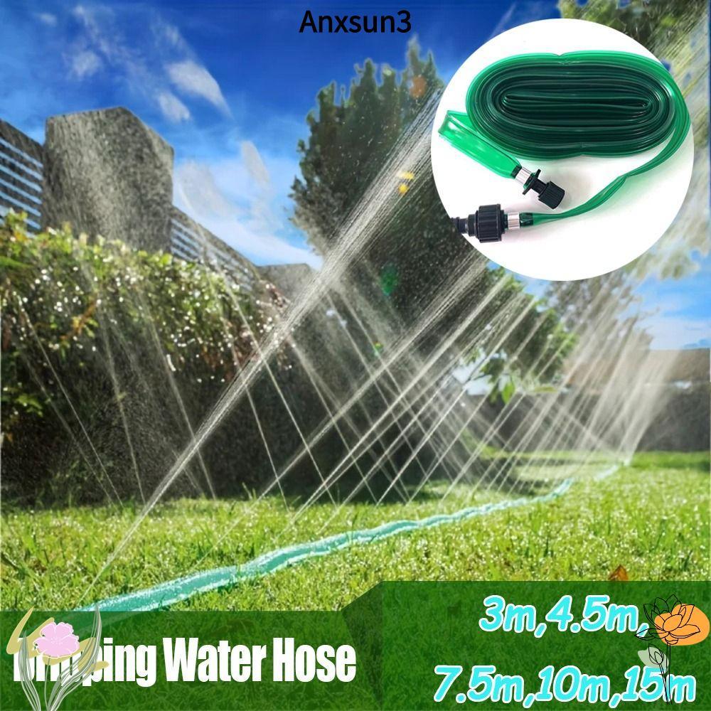 ANXSUN3 สายยางสวน, ดอกไม้เตียงแช่ท่อชลประทาน, Ground Automatic Sprinkler Saving Water Dripping Water Hose Garden