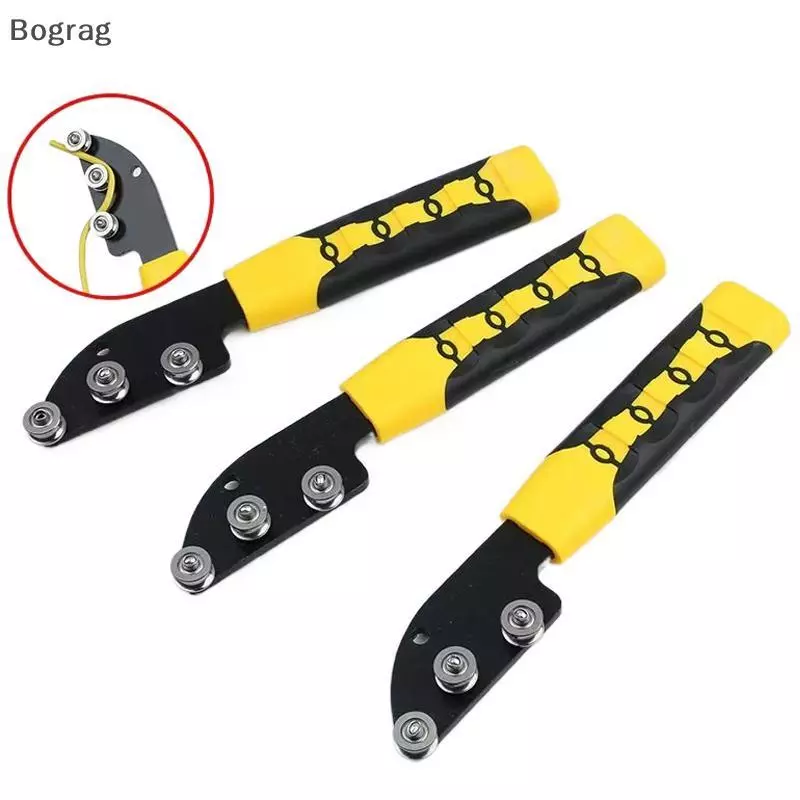 [Bogr] เครื่องหนีบสายไฟแบบแมนนวล, เครื่องหนีบแบบขนานกล่องไฟฟ้า, เครื่องมือหนีบลวดโลหะตัวปรับมุม COD
