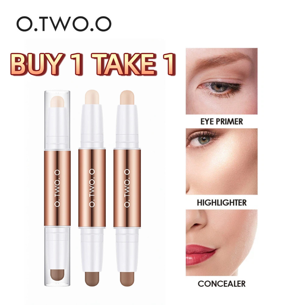 BUY 1 TAKE 1O.TWO.O 3D Contour Stick Highlight Double-ended สามมิติ Contouring Stick Face แต่งหน้า 2