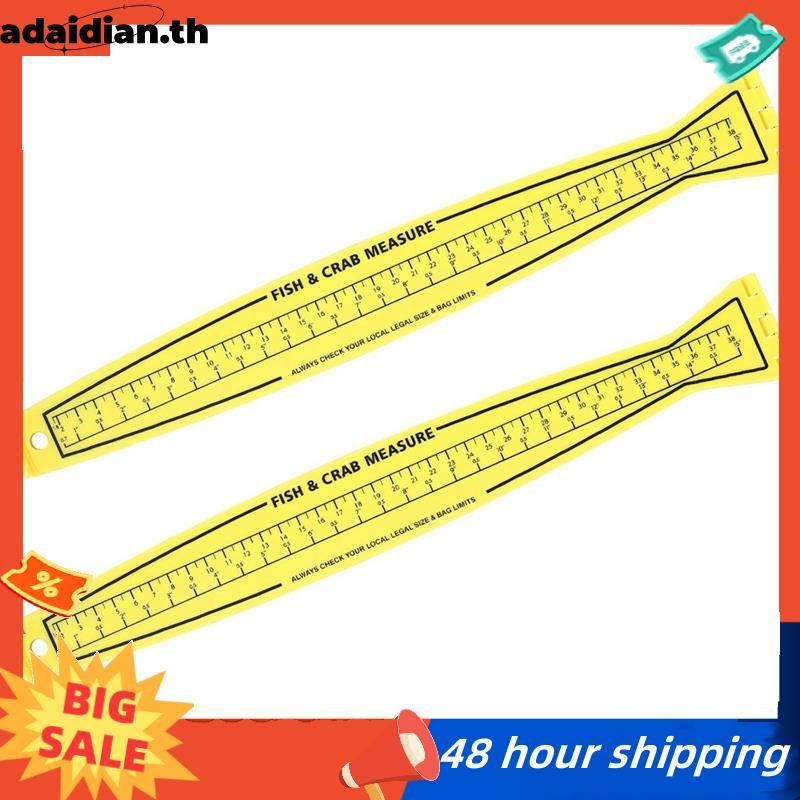 แผ่นวัดขนาดปลาแบบพับได้ พร้อมไม้บรรทัด สำหรับเรือKayakและการตกปลา