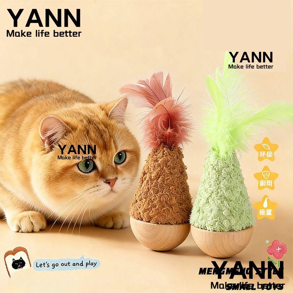 YANN Tumbler Wobbler ของเล่น, Wobbler Design Bite-resistant Interactive ของเล่นแมว, Creative Relaxed