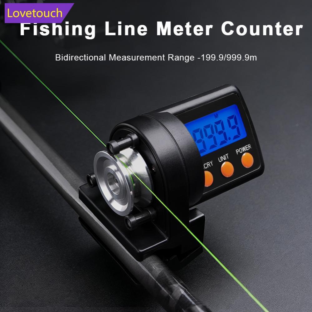 LOVETOUCH อุปกรณ์นับวัดสายเบ็ดแบบสองทาง เหมาะสำหรับ spinning reels และ baitcasting reels