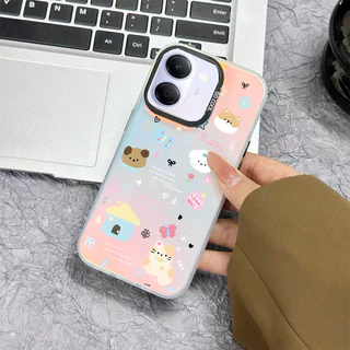 375 . เคสโทรศัพท์มือถือ ผิวด้าน สําหรับ ViVo V70 5G Y05 Y11D Y21D Y31 5G เคส ลายน่ารัก