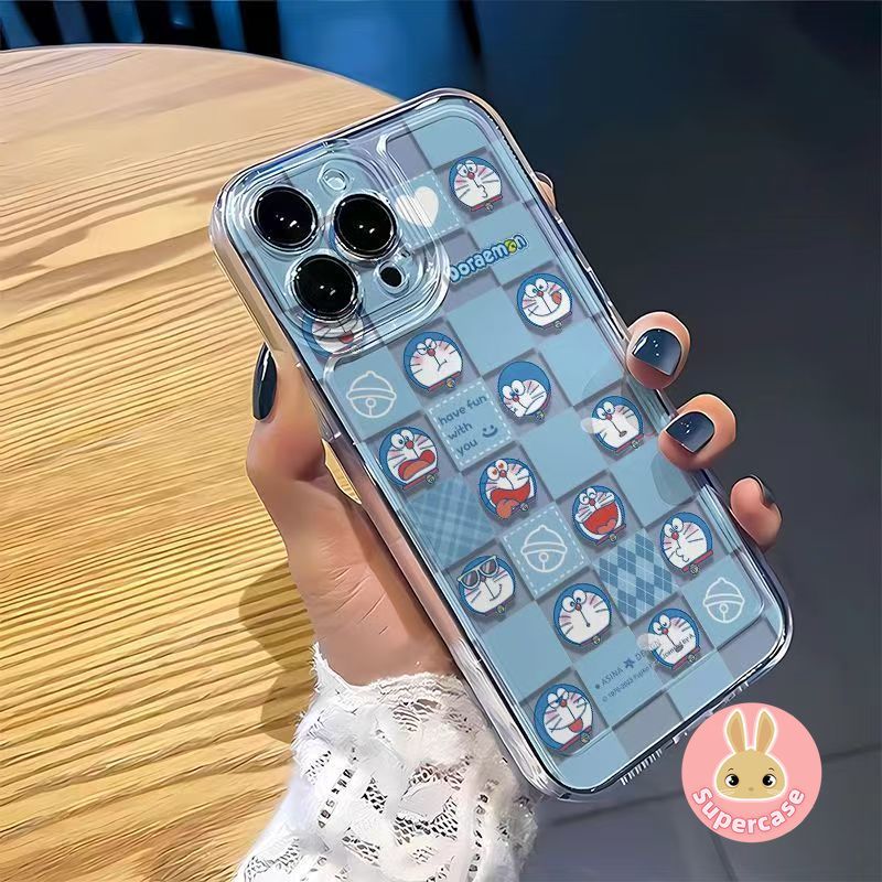 น่ารักโดราเอมอนอีโมจิเคสโทรศัพท์สําหรับVivo X21 UD X21i X21S X20 X9 Pro X9S Plus T3 Pro T4X T2X T2 T