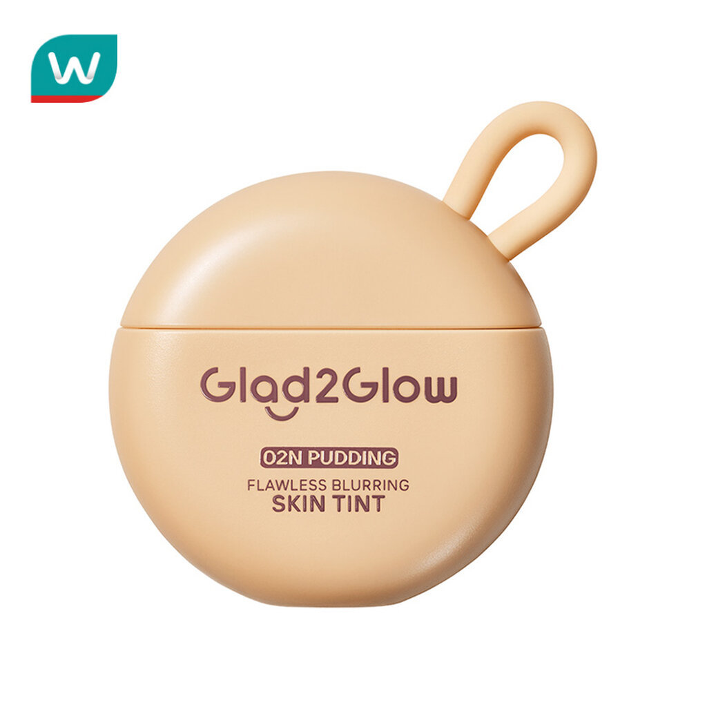 Glad2Glow แกลดทูโกลว์ ฟลอว์เลส เบลอริ่ง สกิน ทินต์ 02เอ็น พุดดิ้ง 30 กรัม