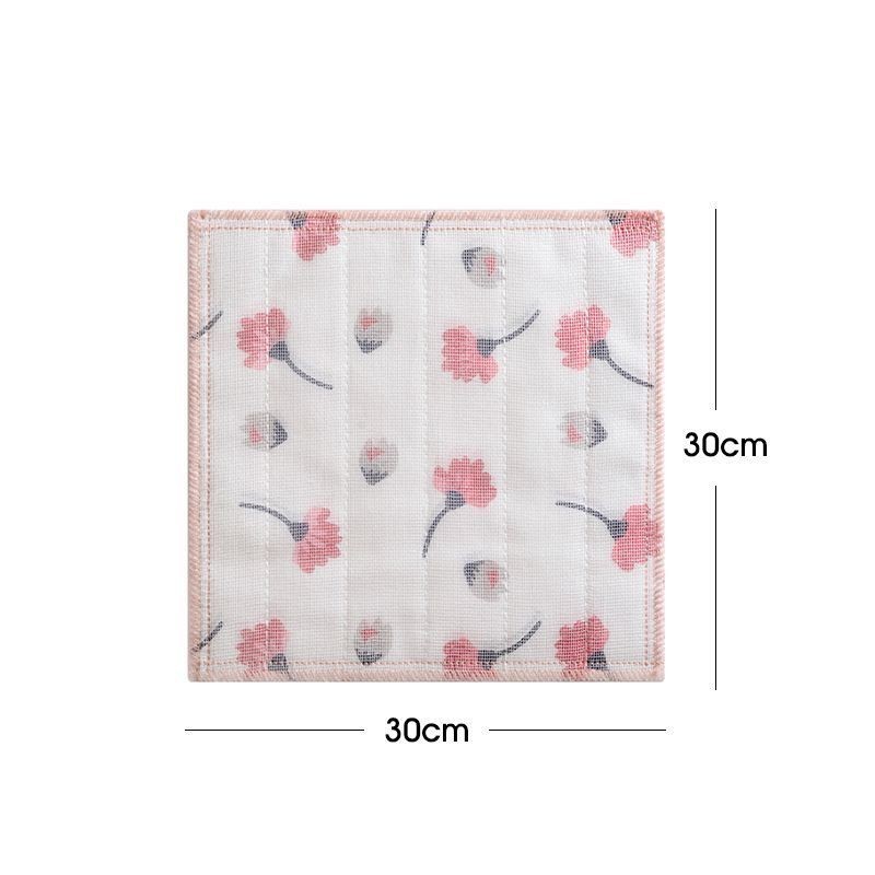 Mj0325Xinpan แฟชั่นพิมพ์ rag พิเศษจานผ้าเช็ดตัว kec เบเกอรี่บูติก Panpanflower 洗Preparateclothing Ke