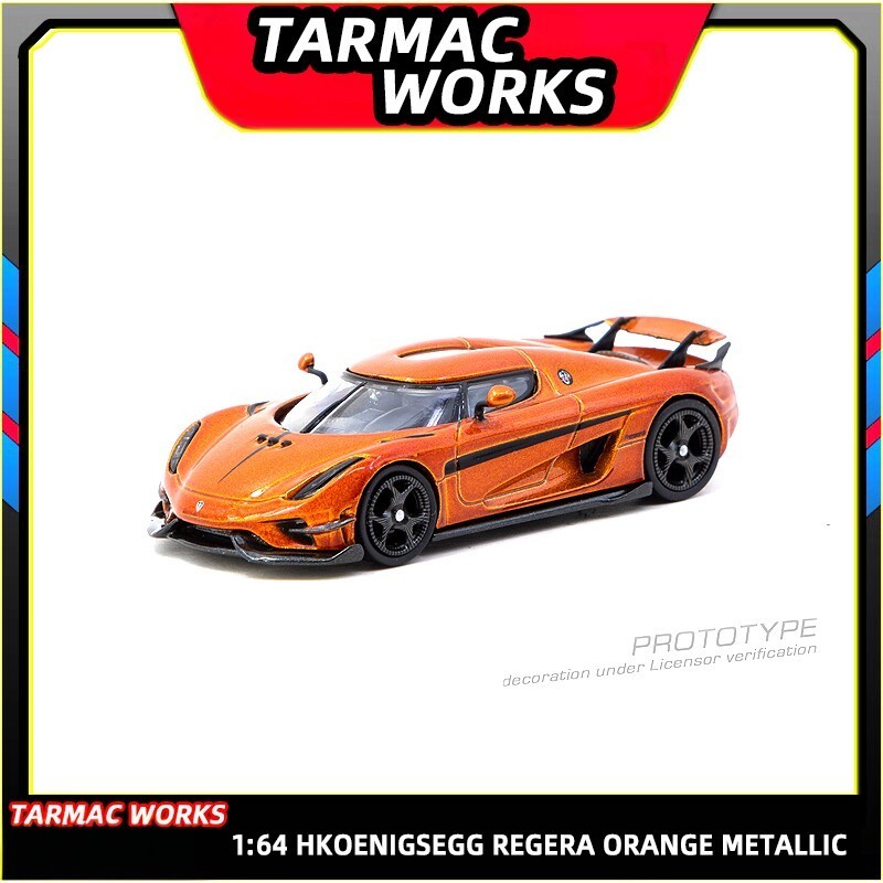 [สต๊อกพร้อมขายร้อน] พร้อมสต็อก TW 1: 64 Koenigsegg Regera คอลเลกชันโลหะผสมโมเดลรถเครื่องประดับ
