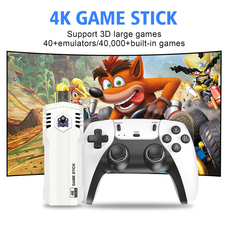 2025X2L Mini Home TV เกมคอนโซล U Treasure ไร้สาย HDMI HD 4K อาเขตเกมคอนโซล Handle q