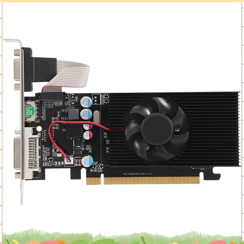 GT210 1GB DDR2 64Bit กราฟิกการ์ด PCIE 2.0 GPU - ใช้งานร่วมกับ DVI VGA Desktop Video Card
