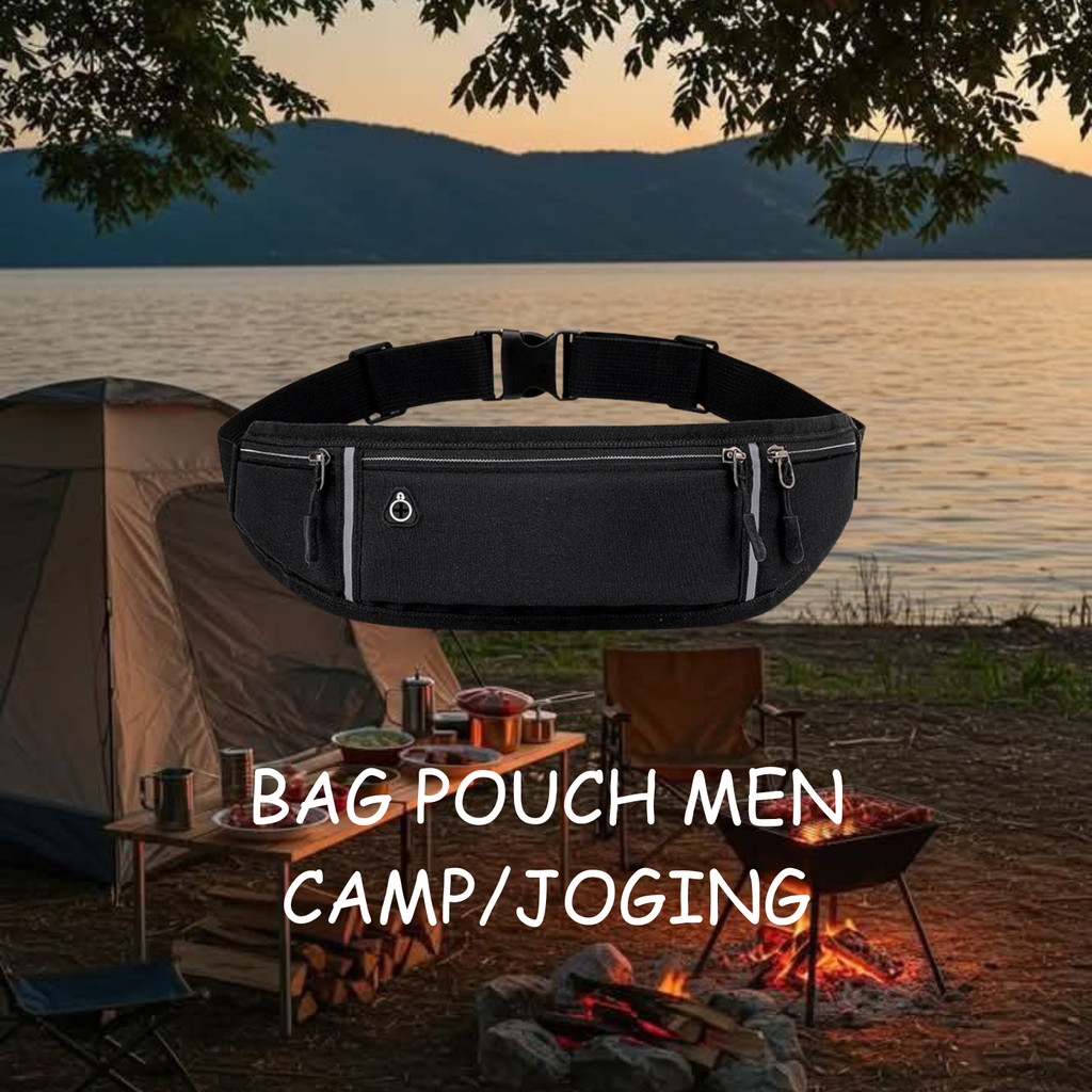 POUCH BAG MEN สําหรับ TRAVEL CAMP - JOGGING WAIST BAG / OUTDOOR SPORT POUCH PHONE