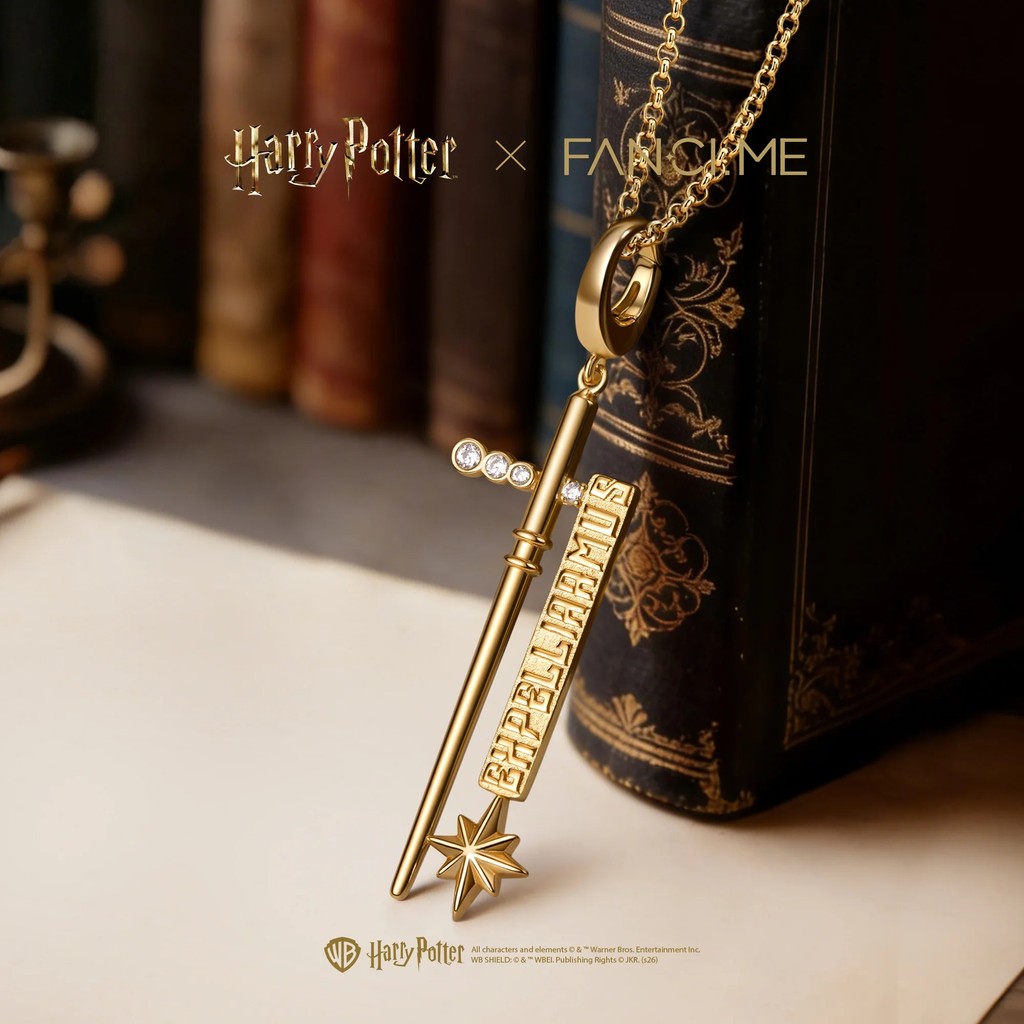 FANCIME x Harry Potter Draco Malfoy Wand Charm สร้อยคอ