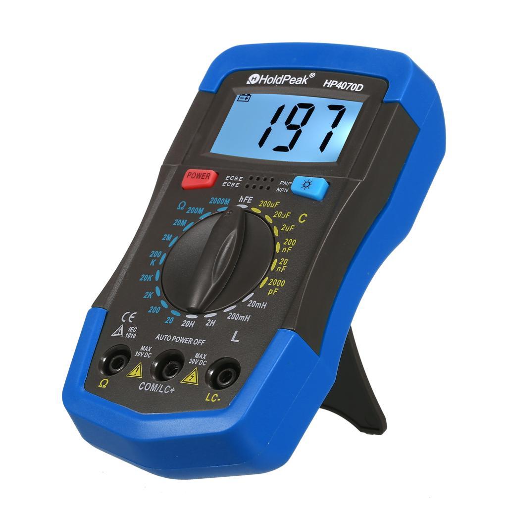 ซื้อโดยซื้อ HoldPeak HP4070D Mini Digital Multimeter Resistance Capacitance Inductiveance Transistan