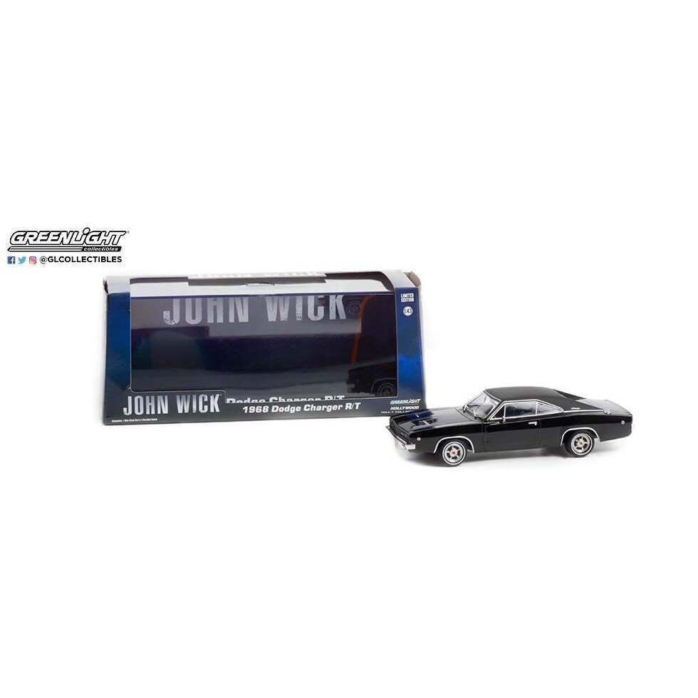 GreenLight GreenLight 1: 43 1968 Dodge Charger Dodge Charger RT-ละครอเมริกัน < John Wick Fast Chase 