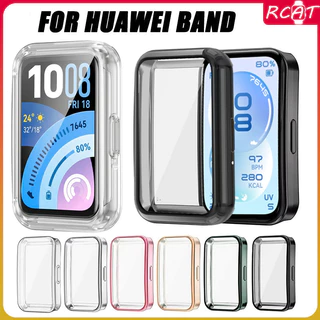 เคสซิลิโคนสำหรับ for Huawei Band 11 11 Pro 10 Huawei Band 9 8 NFC ป้องกัน TPU ฝาครอบไฟฟ้าสมาร์ทวอทช์ ตัวป้องกันหน้าจอ