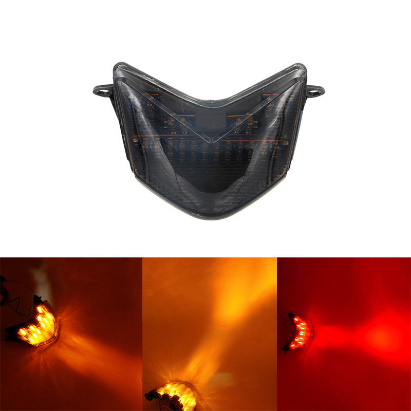 R-Taillight For ZX6R ZX-6R ZX636 2005 2006 LED Integrated Brake Turn SignalsTail Light ZX10R ZX-10R 
