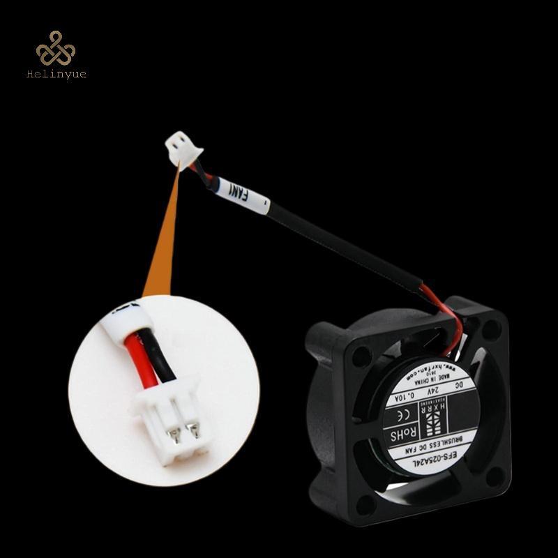 HELINYUE สําหรับ CR-10 SE / Ender 3 V3 SE 2510 Axial Cooling Fan DC 24V Turbo Fan 3D เครื่องพิมพ์อุป