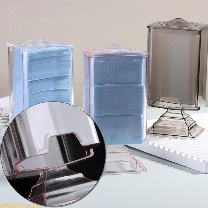Time Cotton Pad Dispenser Cotton Pad Holder Makeup Pad Organizer กล่องเก็บของในห้องน้ํา