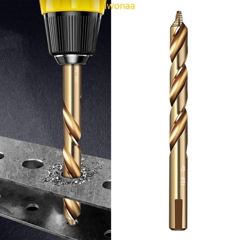Iwo 3-13 มม.M35 Cobalt เจาะ Bit Twist Jobber ความยาวเจาะบิตรอบ Shank เจาะ