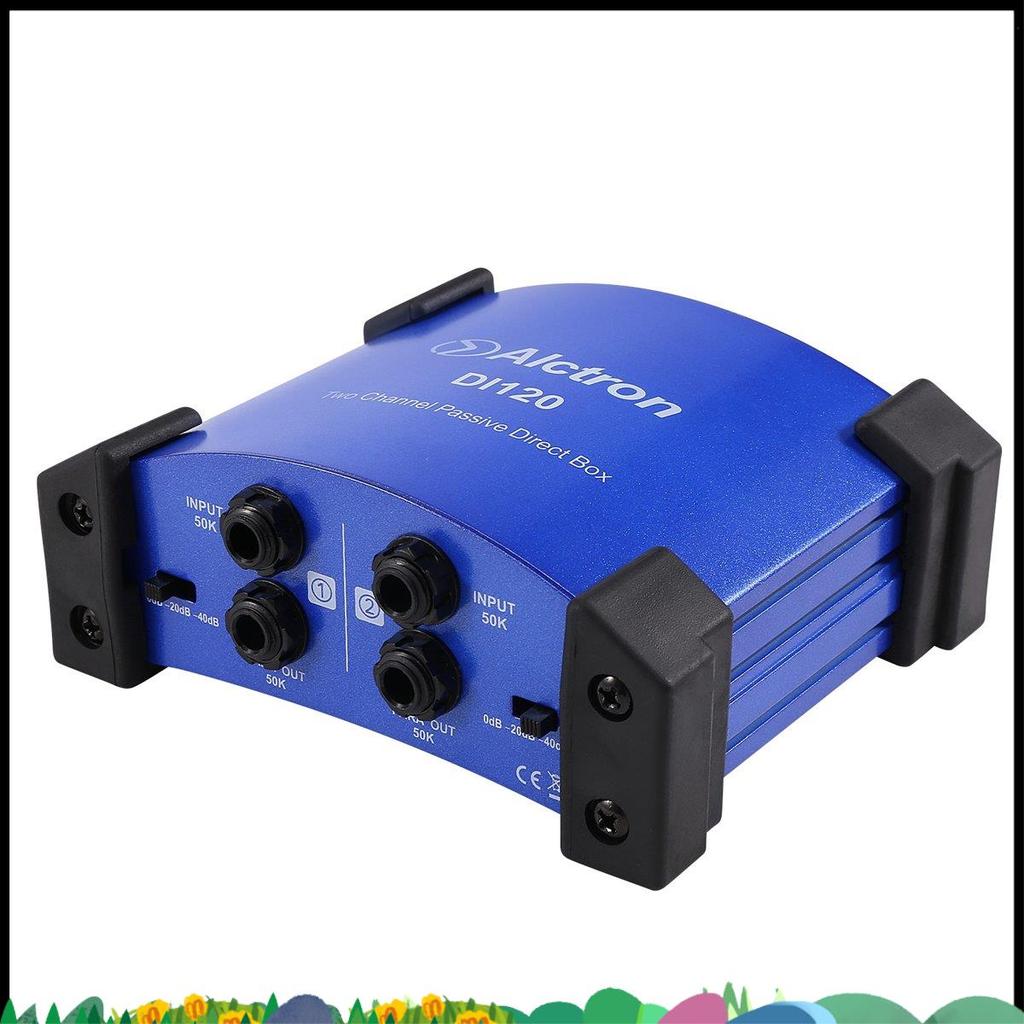 Super DI120 Two-Way Passive DI Box Impedance Converter DI BOX อุปกรณ์เอฟเฟกต์เวที