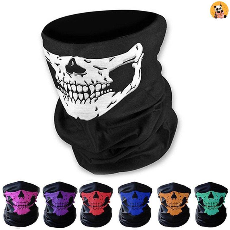 [CO] Skull Mask Tube Scarf Skeleton Motorcycle Ski Face Ne Jaw [TH]