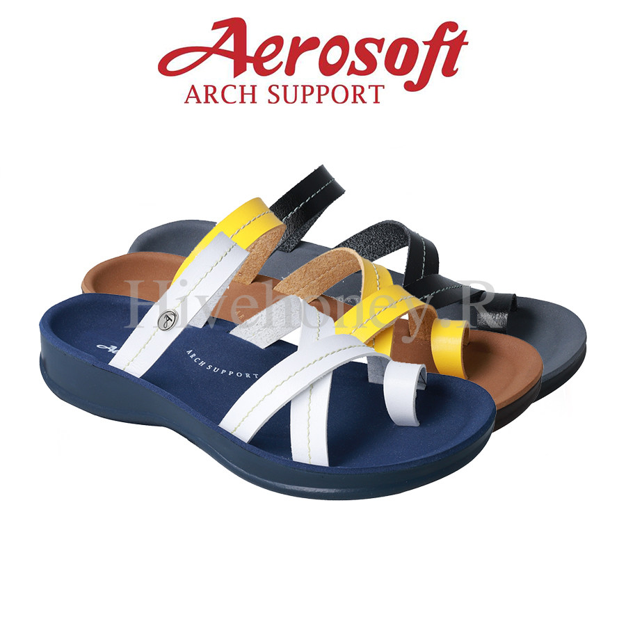 ️FW8461️ รองเท้าแตะเพื่อสุขภาพ aerosoft arch support(แอโร่ซอฟ)