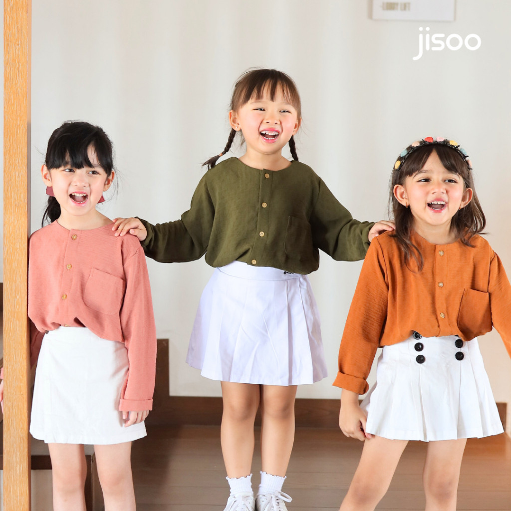 เสื้อท็อปเด็ก KIV x JISOO / Remi เสื้อแขนยาว