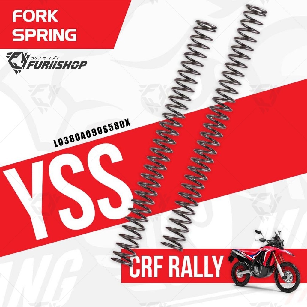 สปริงโช๊คหน้า YSS FOR HONDA CRF250L 12-16 (LO380A090S580X) (คู่)