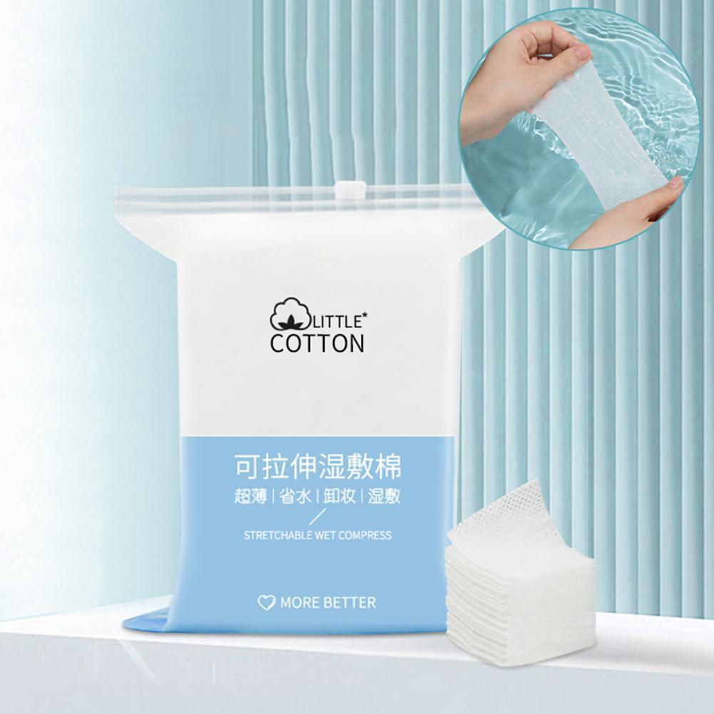 50/100/ยืดผิวหน้าเปียกผ้าฝ้าย Pad เครื่องมือทิ้ง Skincare ส่วนบุคคลผ้าฝ้ายเปียก W4r3