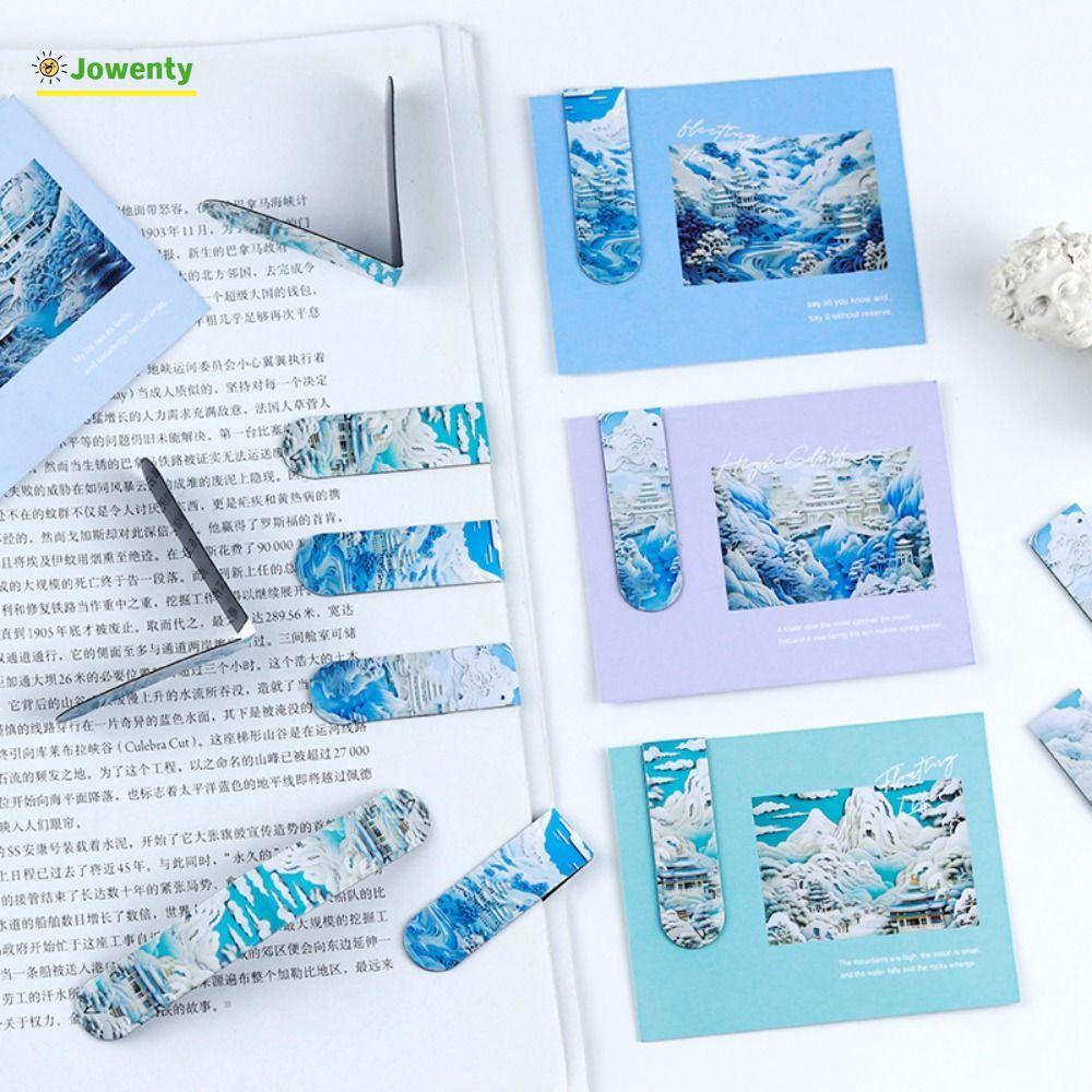 เครื่องหมายหน้า JOWENTY,เครื่องเขียนที่คั่นหนังสือแม่เหล็ก,อุปกรณ์สํานักงานของโรงเรียนของขวัญStar Magnetic Reading Book Mark
