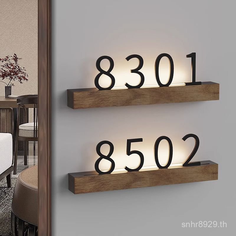 ครัวเรือนขายส่ง Residential House Number High-End จัดส่งฟรี House Number House Room Number หมายเลขห้