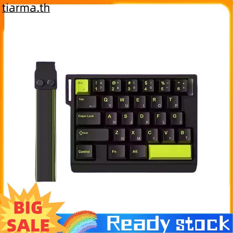 TIARMA คีย์บอร์ดเกมมือเดียวแบบมีสาย 0.01 มม. RT 8K RGB ไดรเวอร์เว็บ 0.1ms Latency